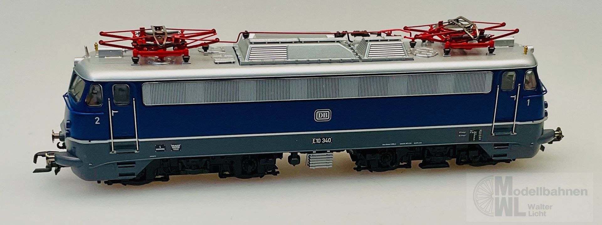 Roco 63697 - Roco - E-Lok E10 340 DB Ep.III Bügelfalte Rahmen grau H0/GL